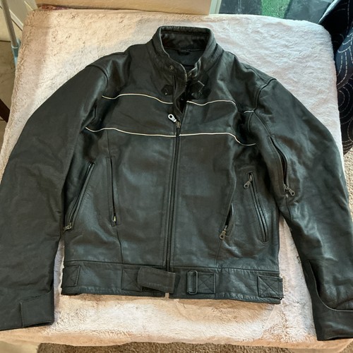 Xelement black leather